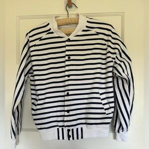 Exclusively for lord & Taylor snap up bomber sweatshirt